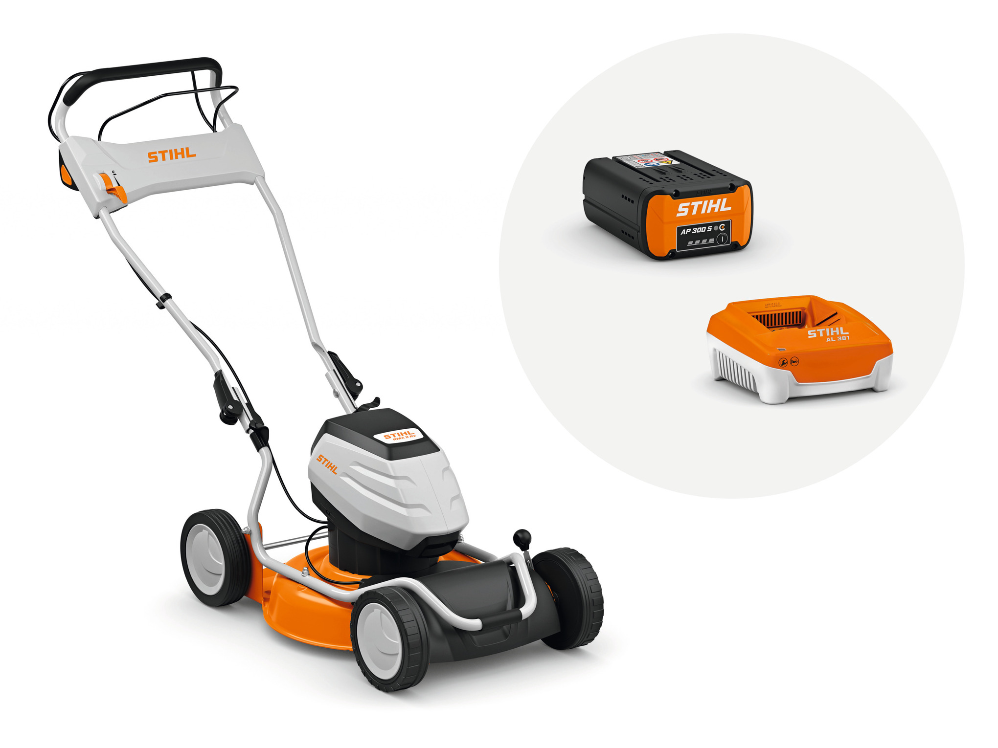 RMA 2 RV con batteria AP 300 S e caricabatterie AL 301