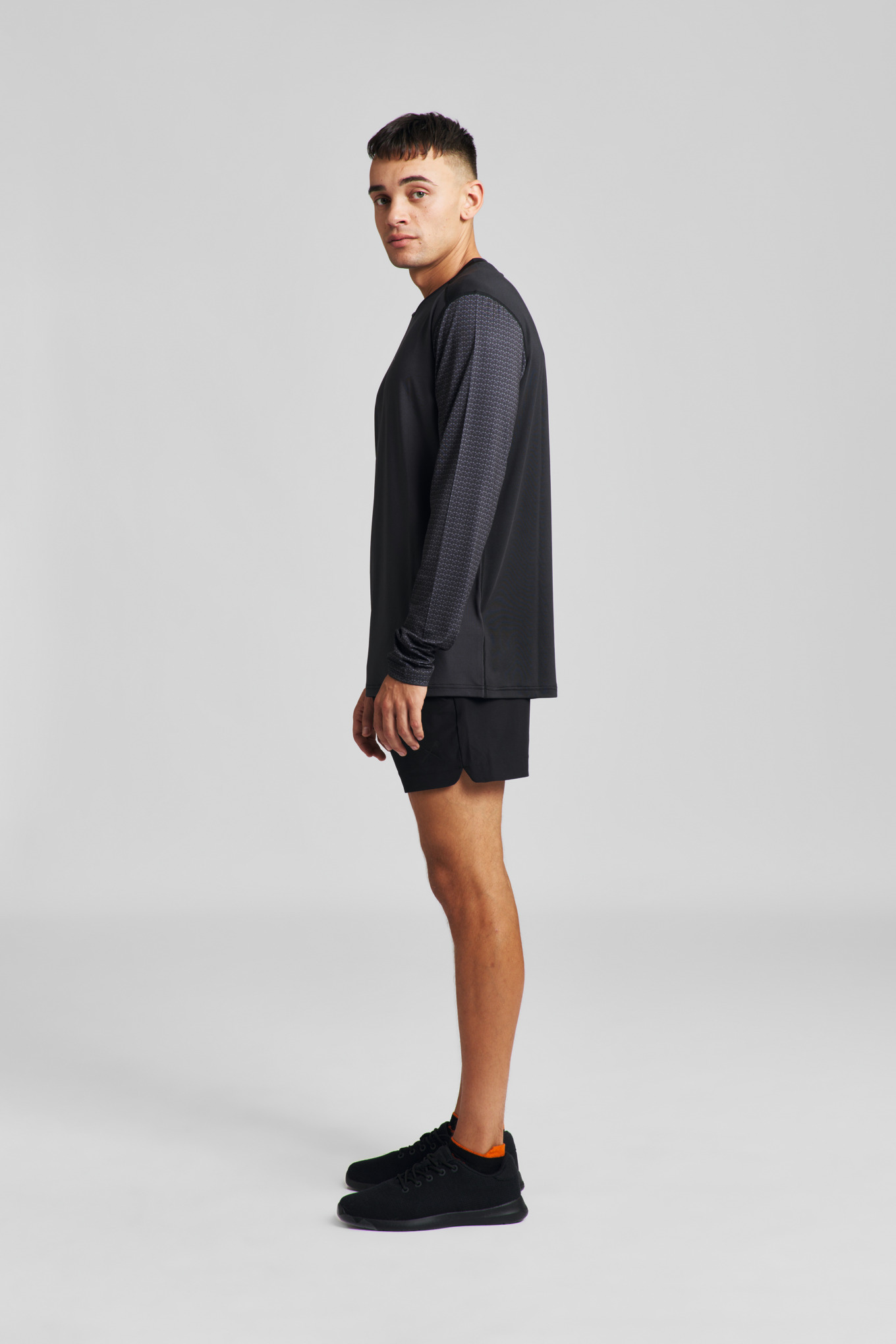 Maglia A Maniche Lunghe Uomo Spalding - Traspirante E Leggera, Taglie Forti Da XXXS A XXXXL
