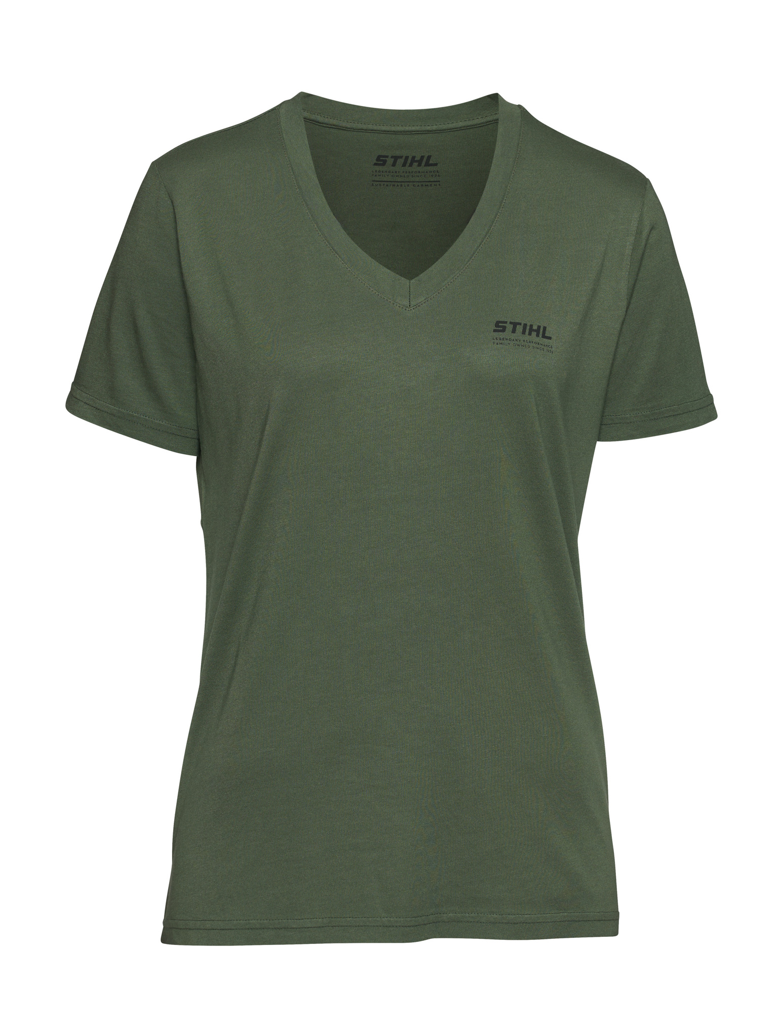 T-shirt donna BASIC V GREEN