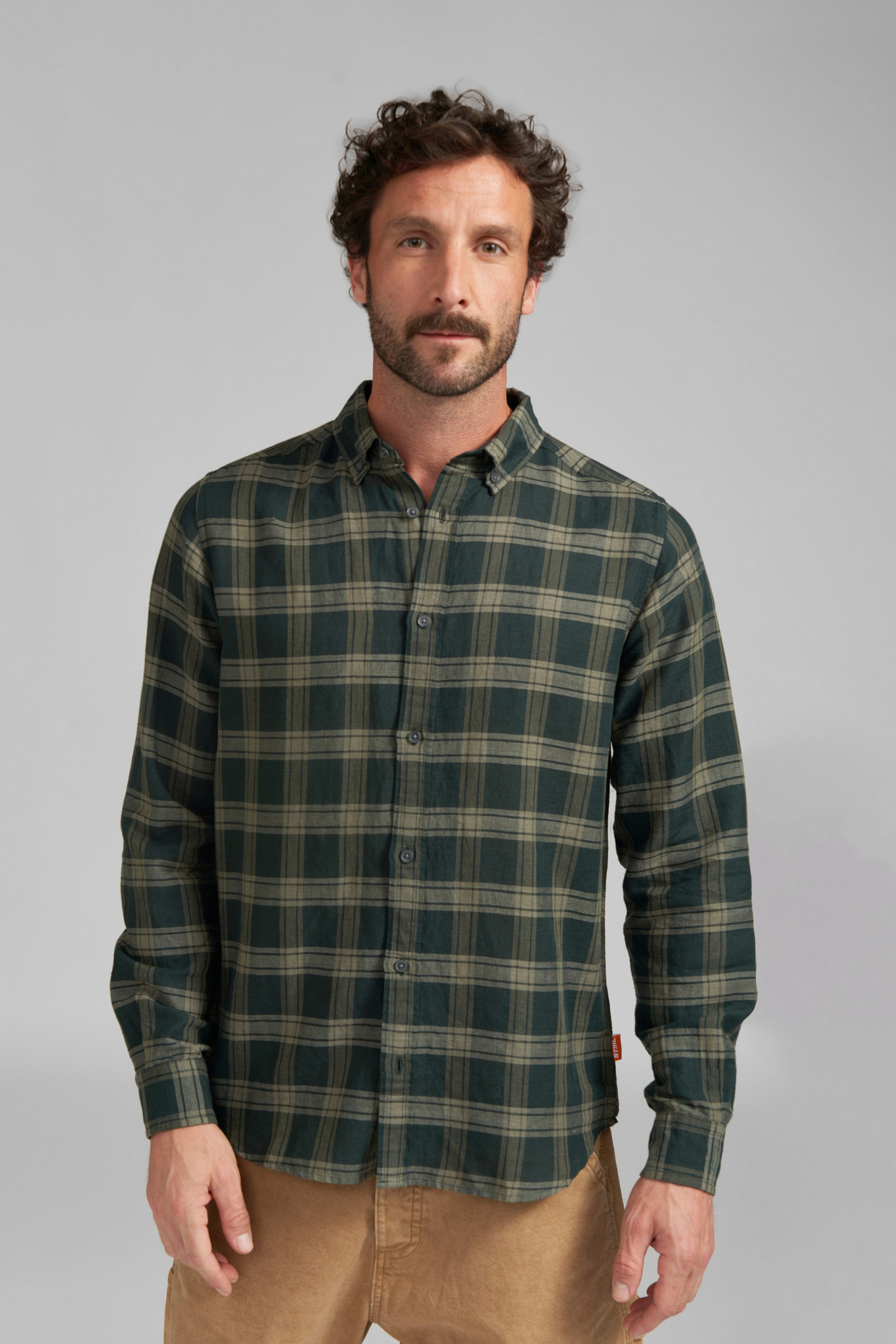 T-Shirt PLAID GREEN