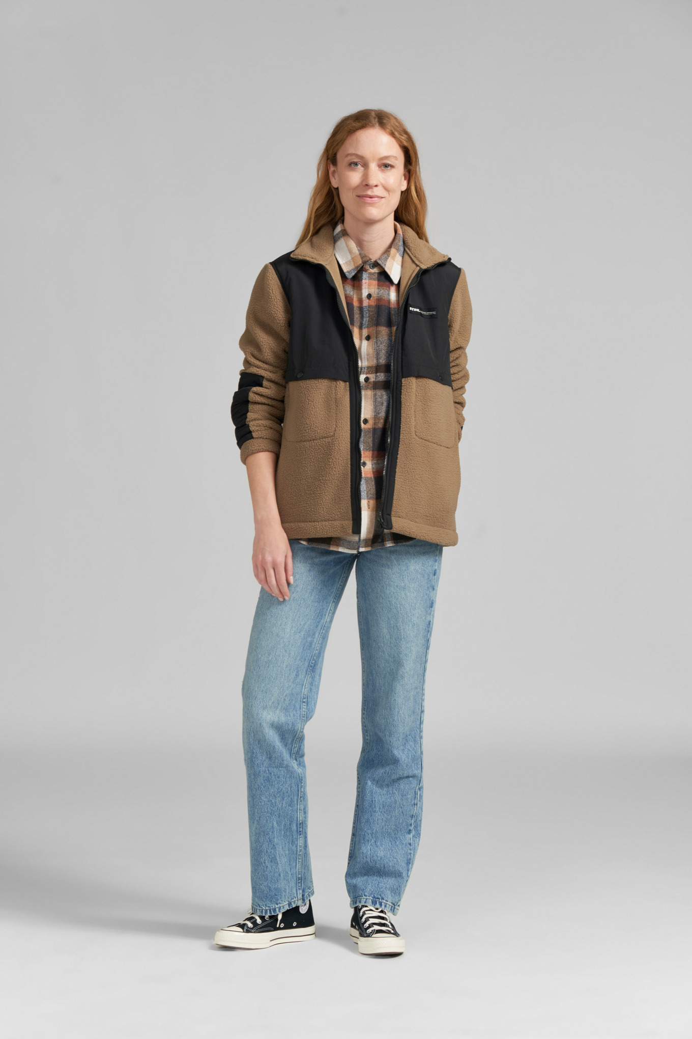 Giacca SHERPA BROWN
