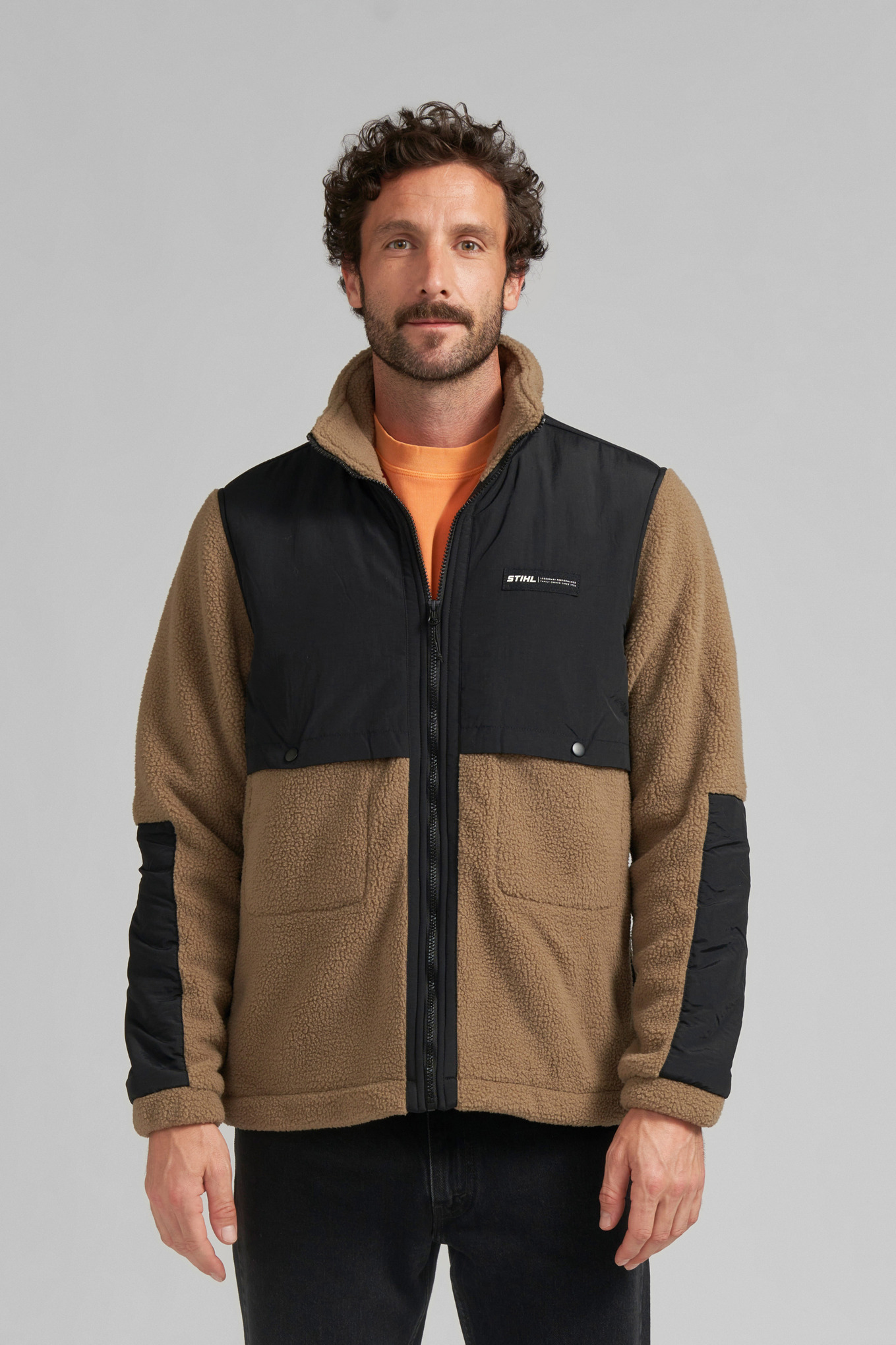 Giacca SHERPA BROWN