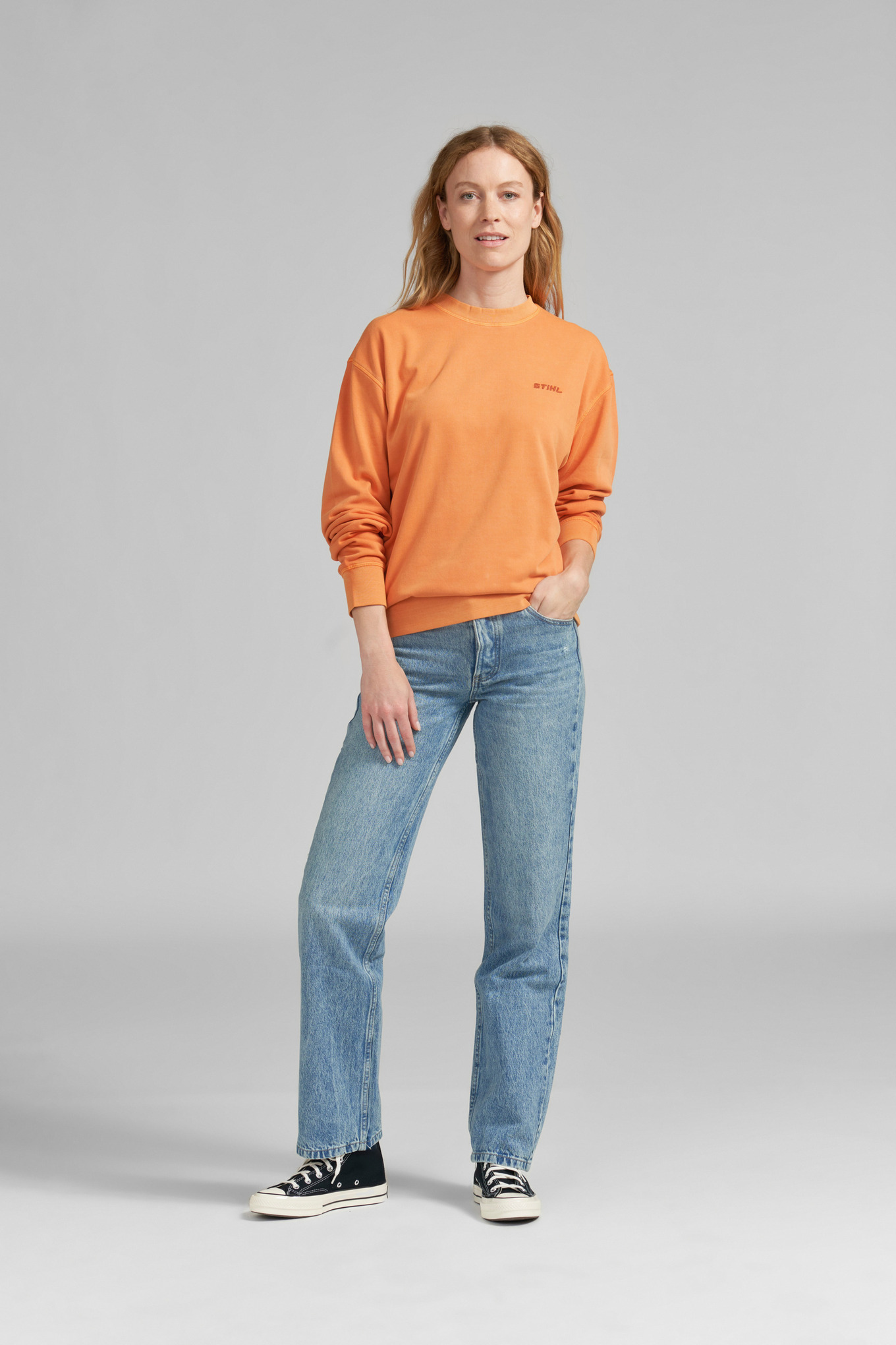 Felpa PIGMENT DYE ORANGE