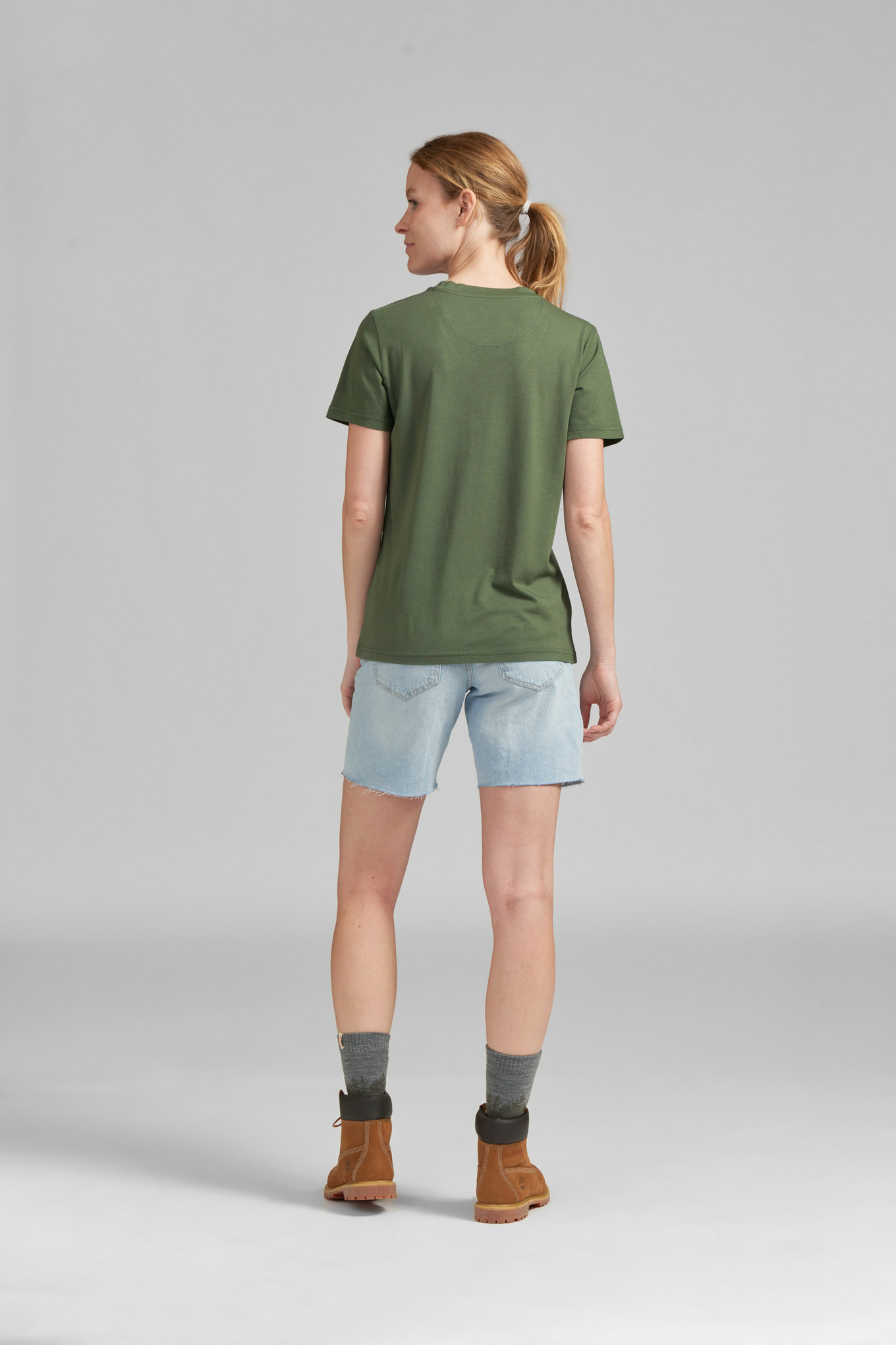 T-shirt donna BASIC V GREEN