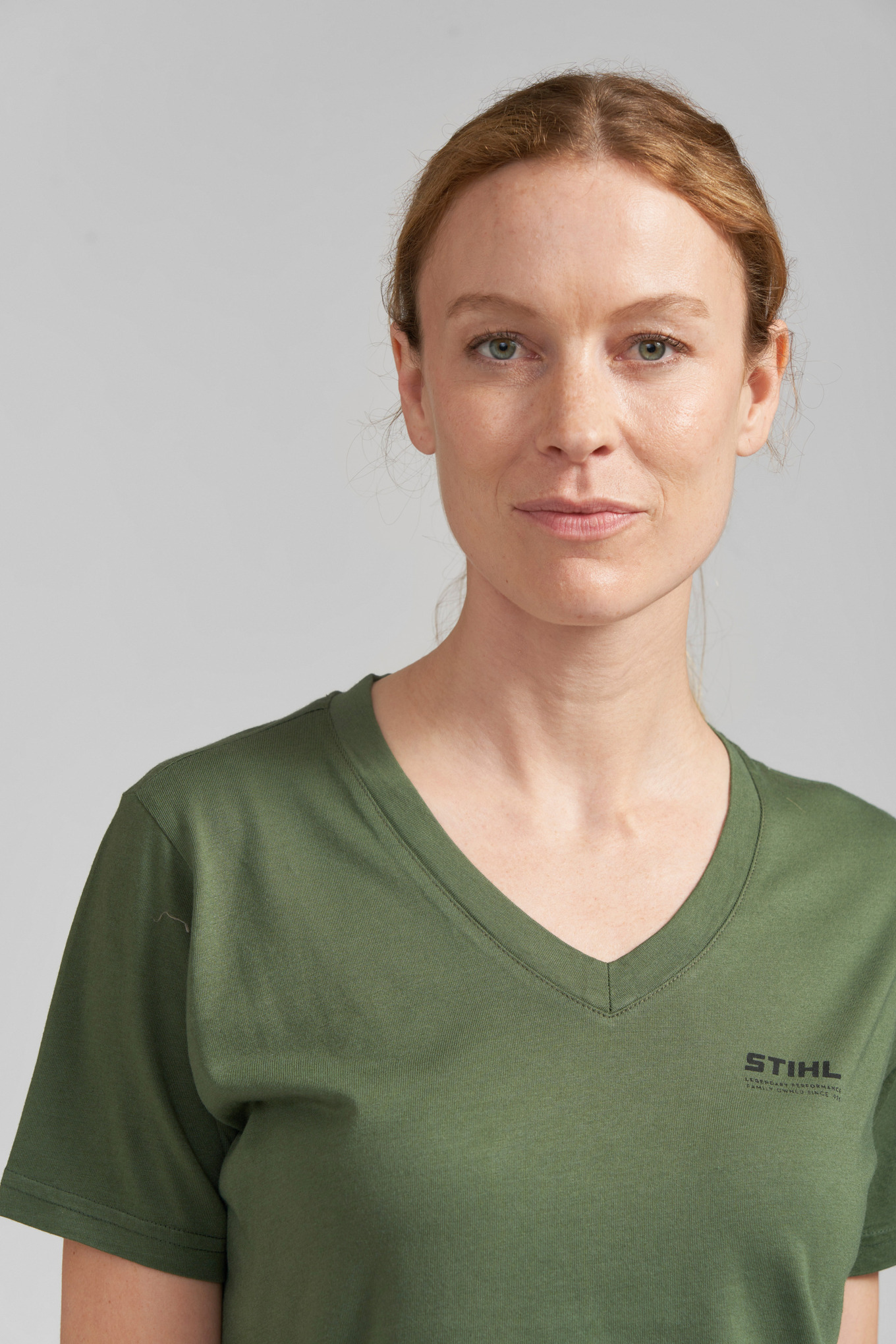 T-shirt donna BASIC V GREEN