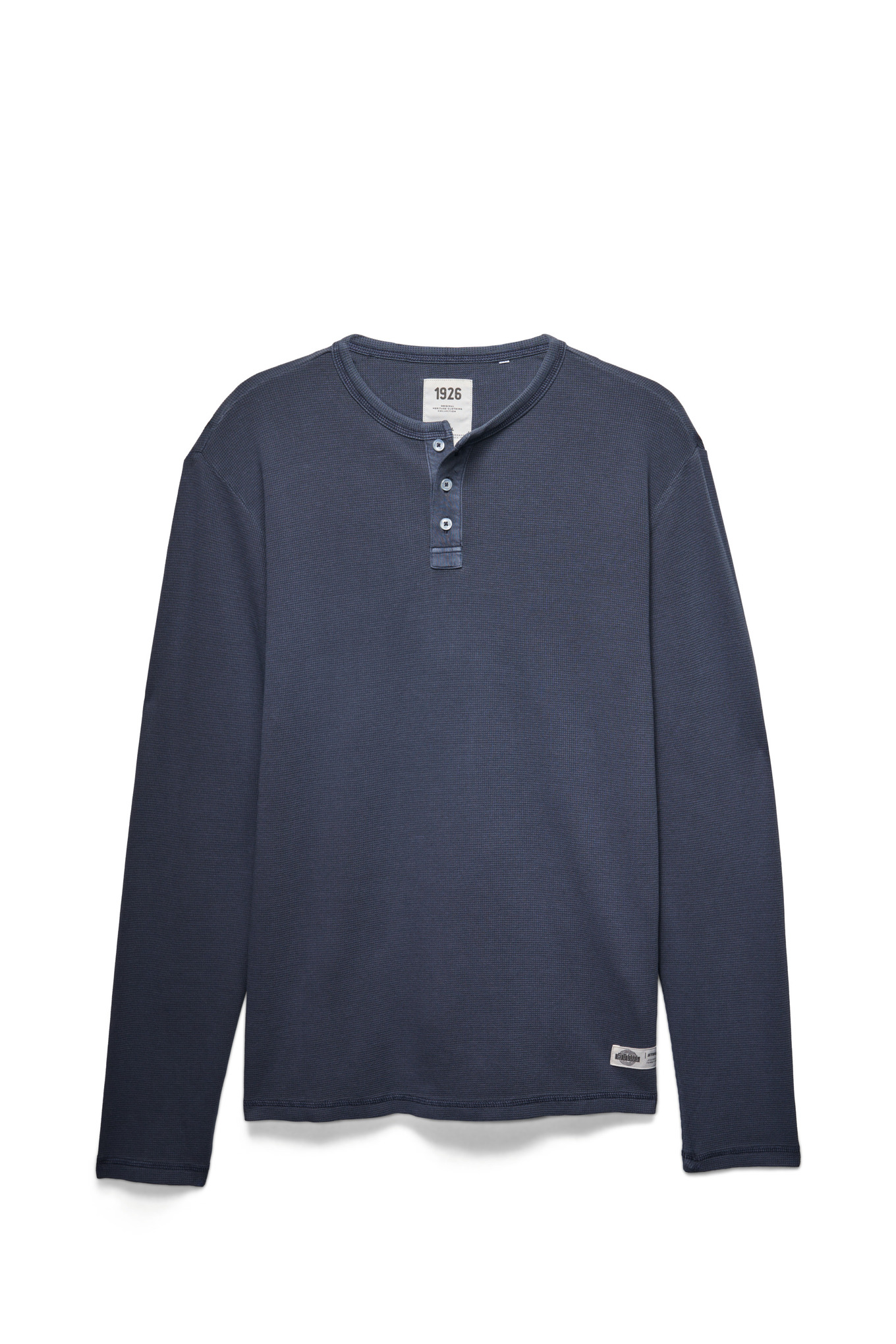 Maglia a maniche lunghe HENLEY WAFFLE