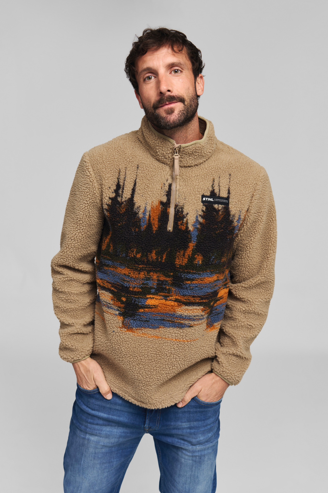 Pullover Fleece TROYER TREES