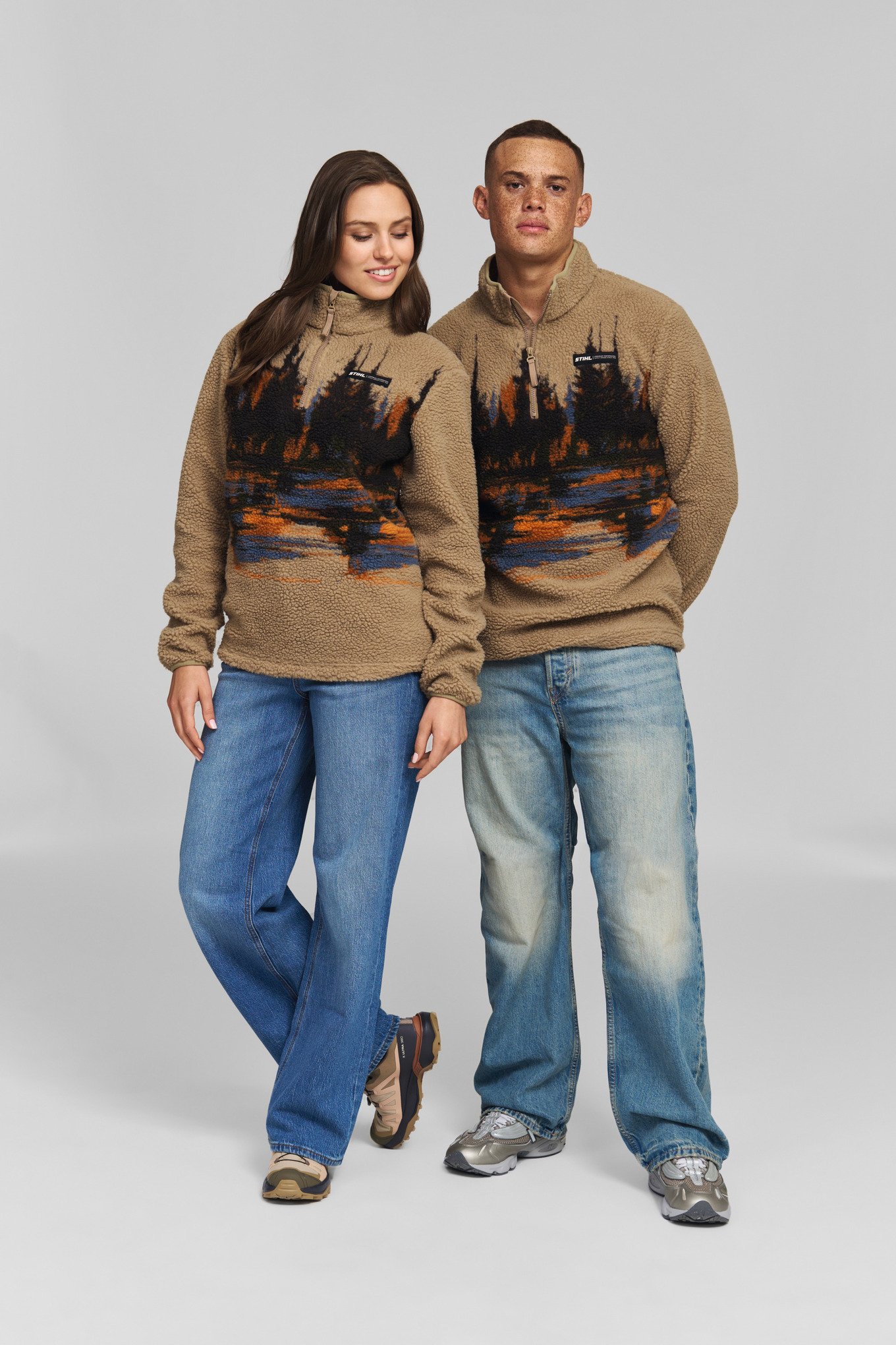 Pullover Fleece TROYER TREES