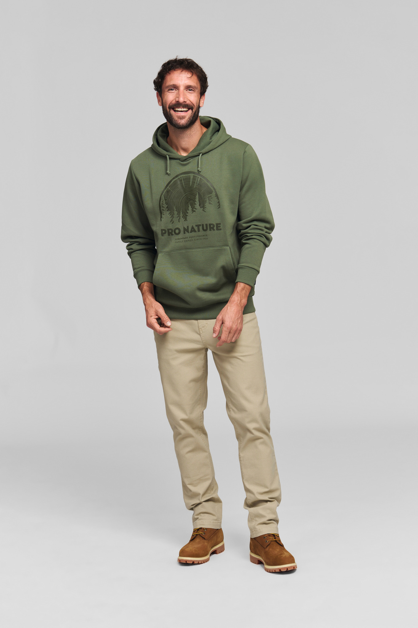 Felpa con cappuccio PRO GREEN