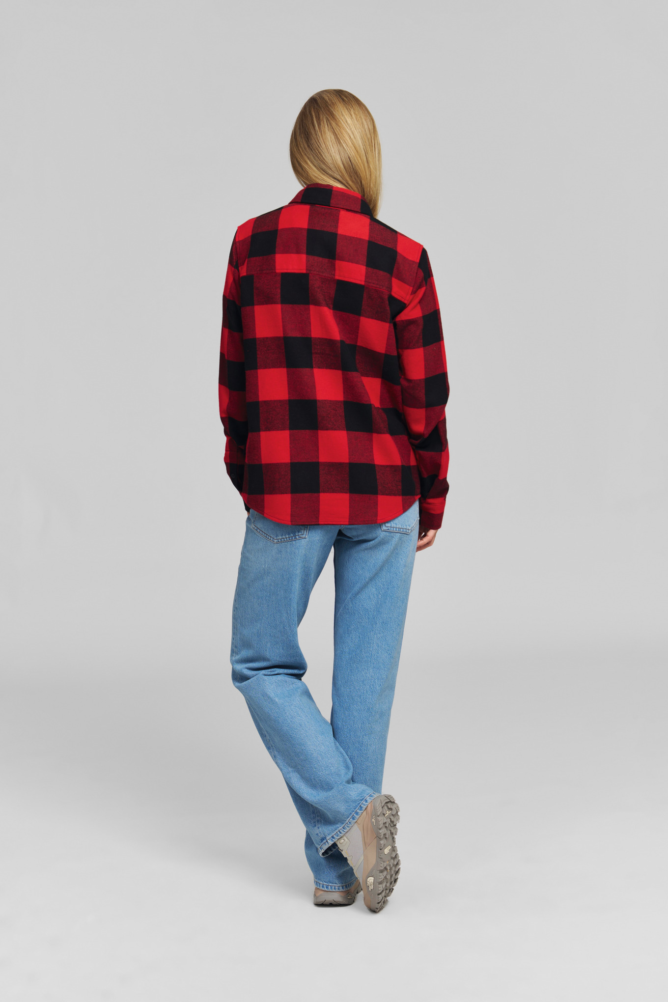 Shirt PLAID RED BLACK