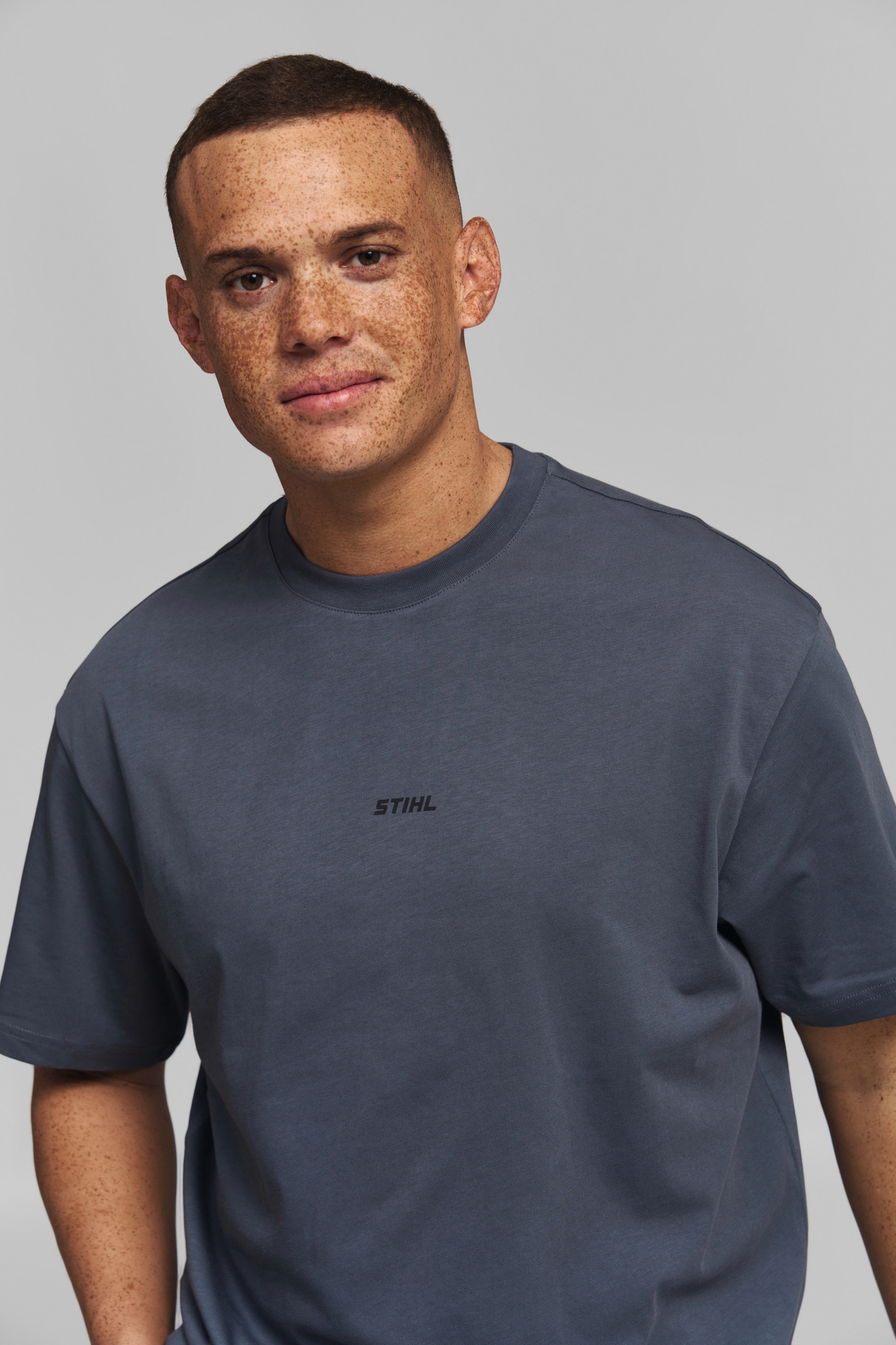 T-shirt LOGO CHEST BLUE