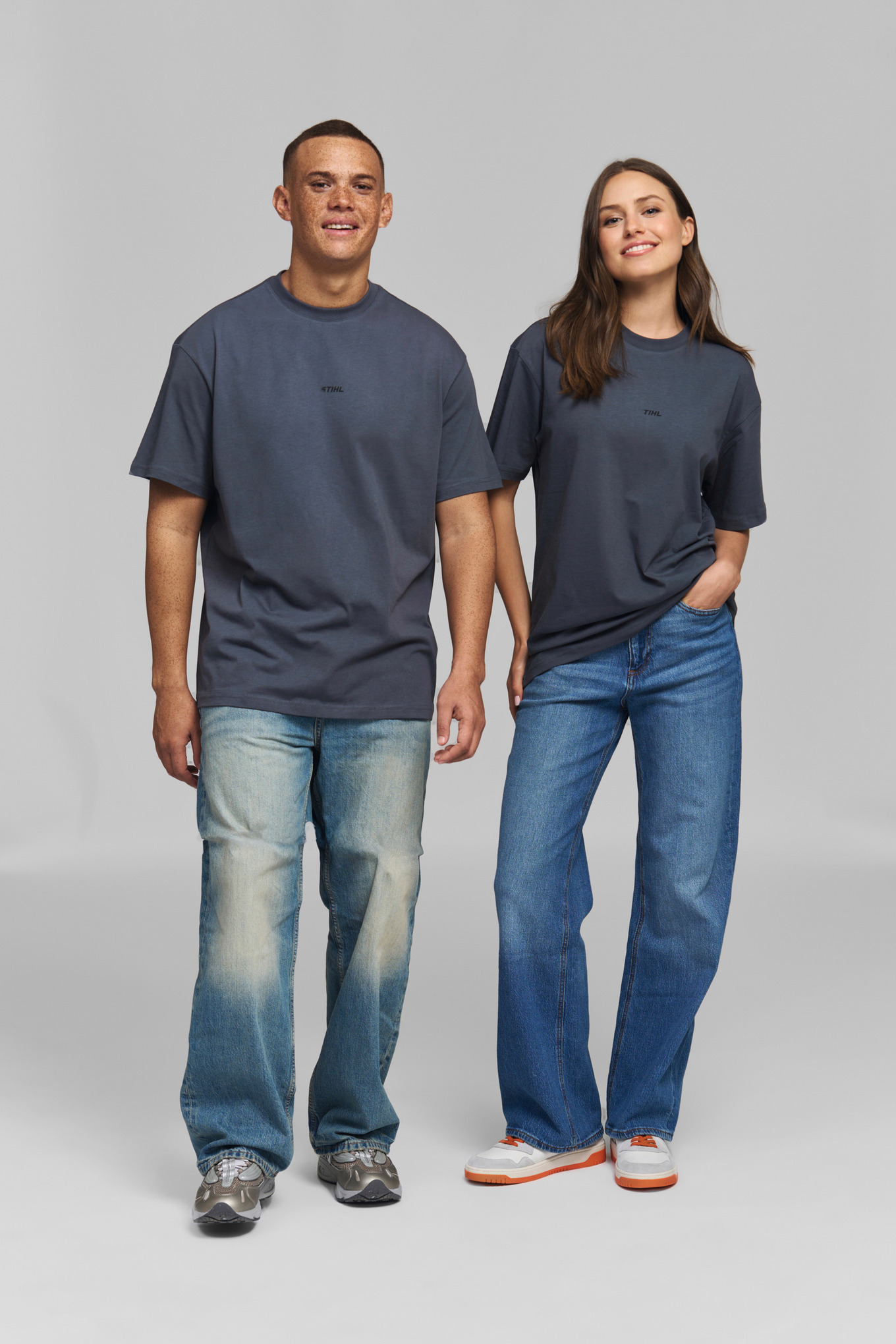 T-shirt LOGO CHEST BLUE