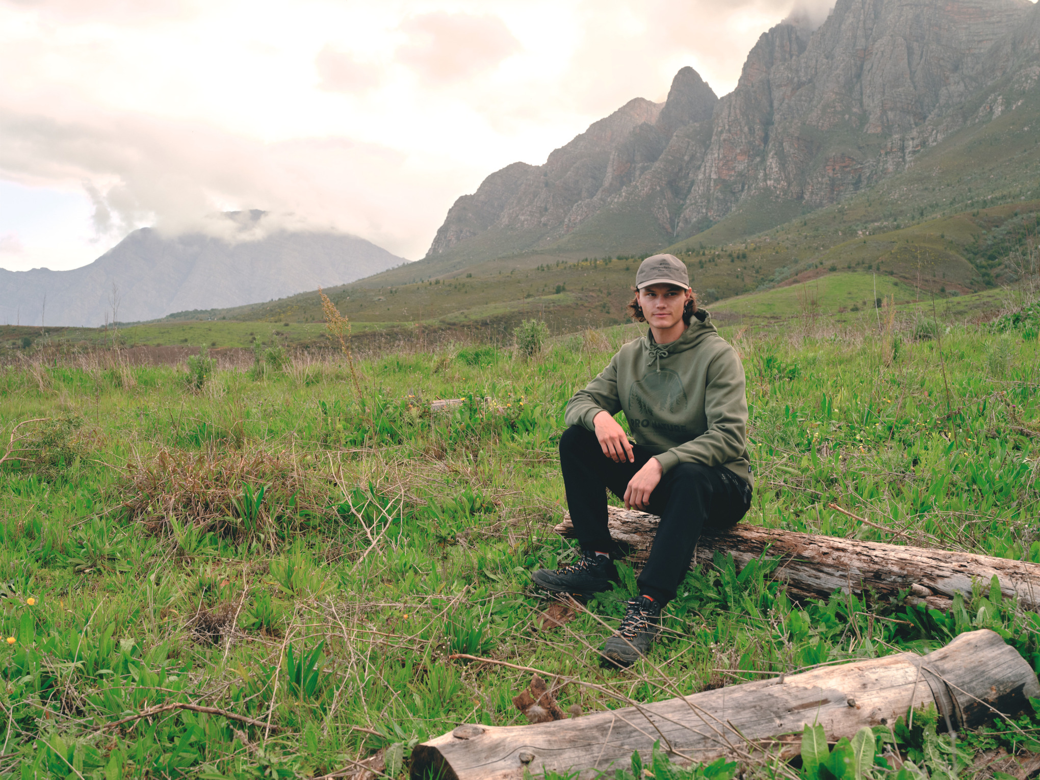 Felpa con cappuccio PRO GREEN