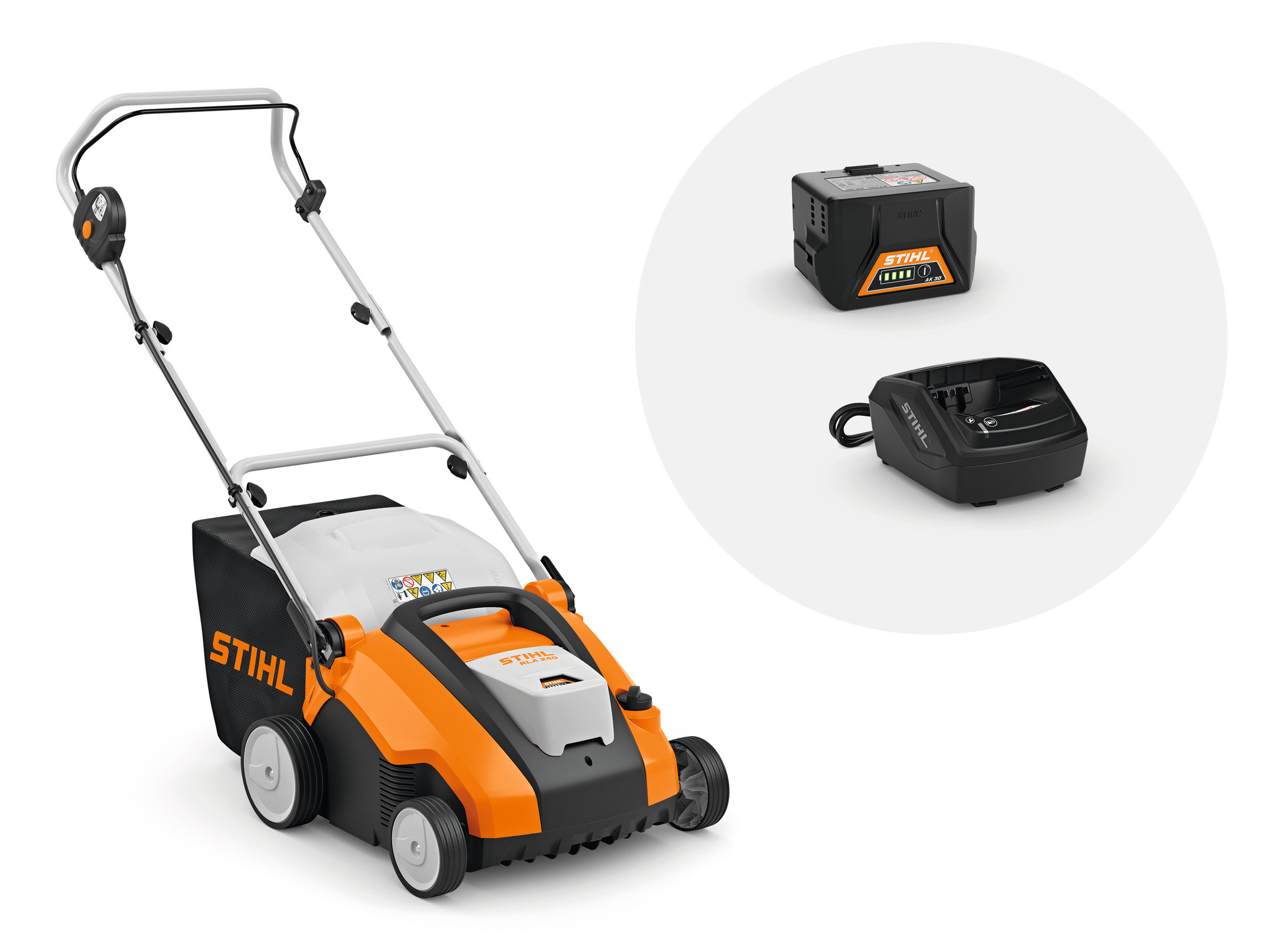 RLA 240, Set con 2 batterie AK 30 e caricatore al 101