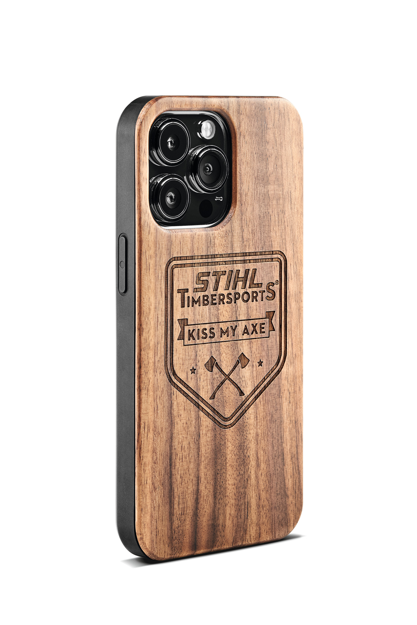 Cover per cellulare "AXE" in legno