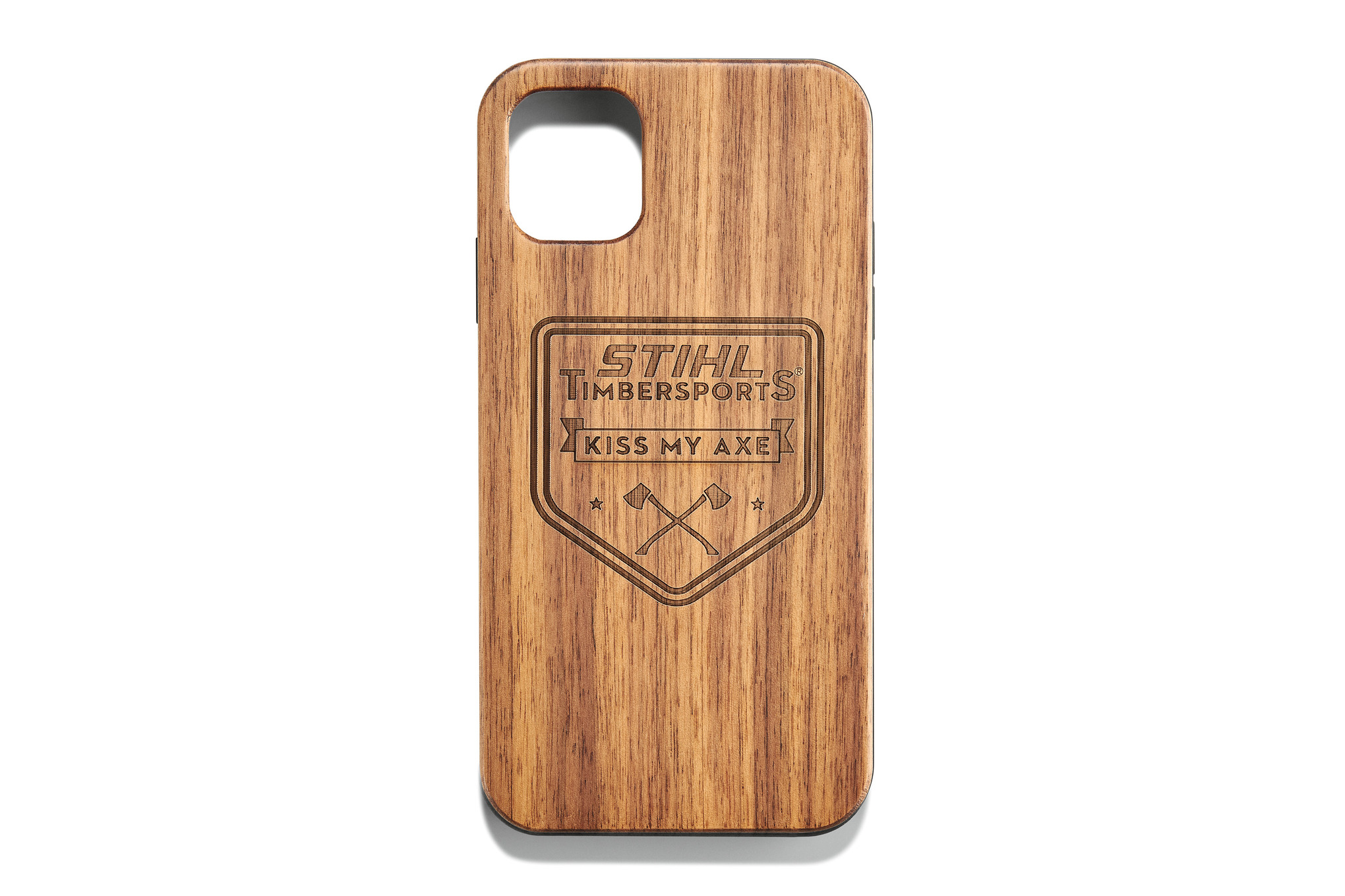 Cover per cellulare "AXE" in legno