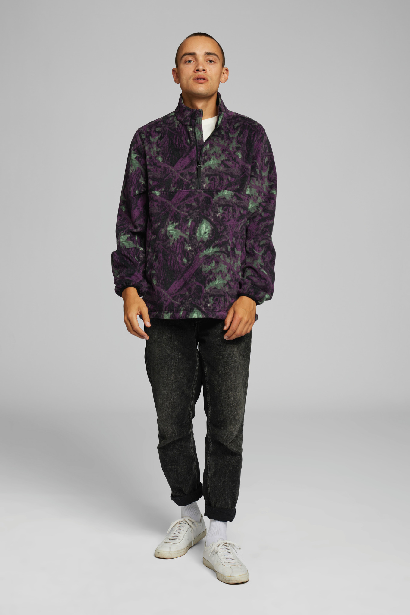 Pullover in pile TROYER CAMOU