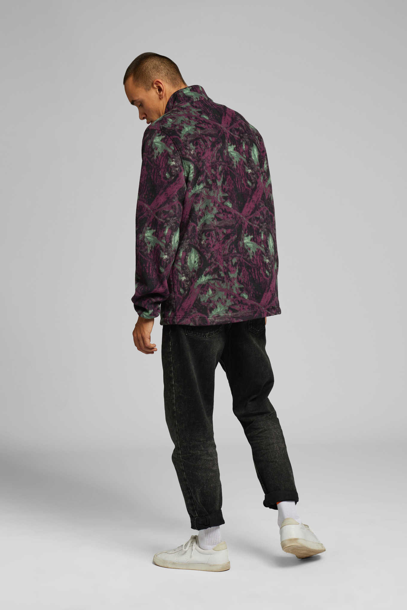 Pullover in pile TROYER CAMOU