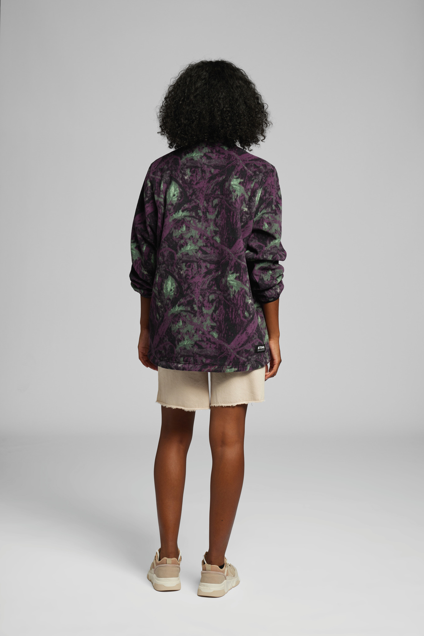 Pullover in pile TROYER CAMOU