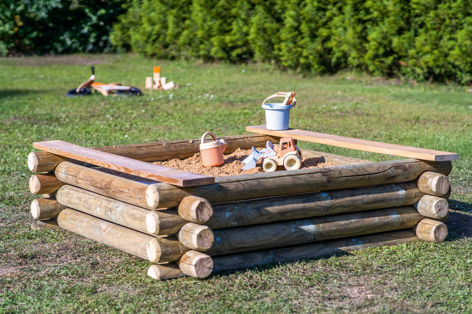 Sabbiera in legno