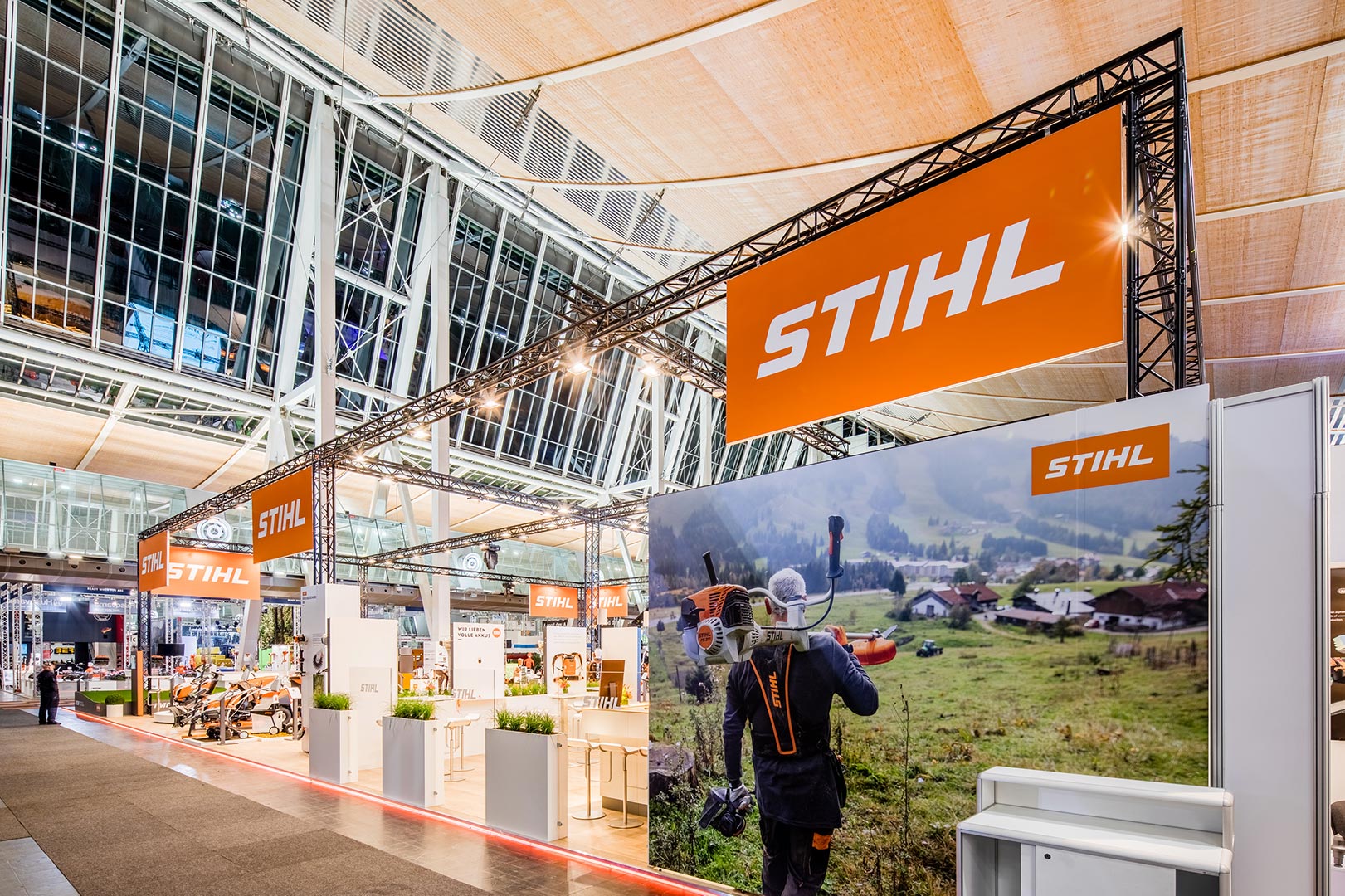 Stand fieristico STIHL