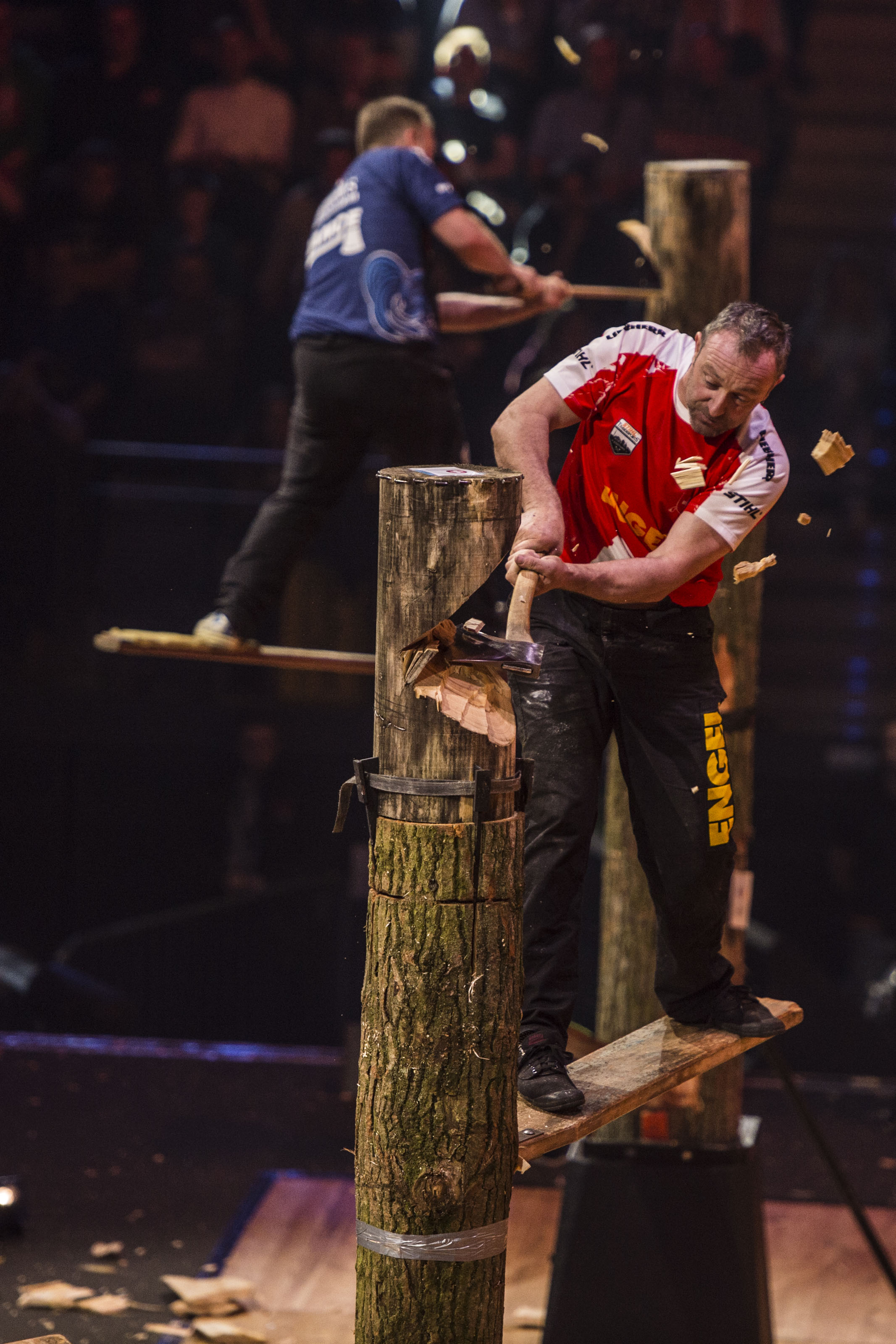 Disciplina Springboard all'evento TIMBERSPORTS®