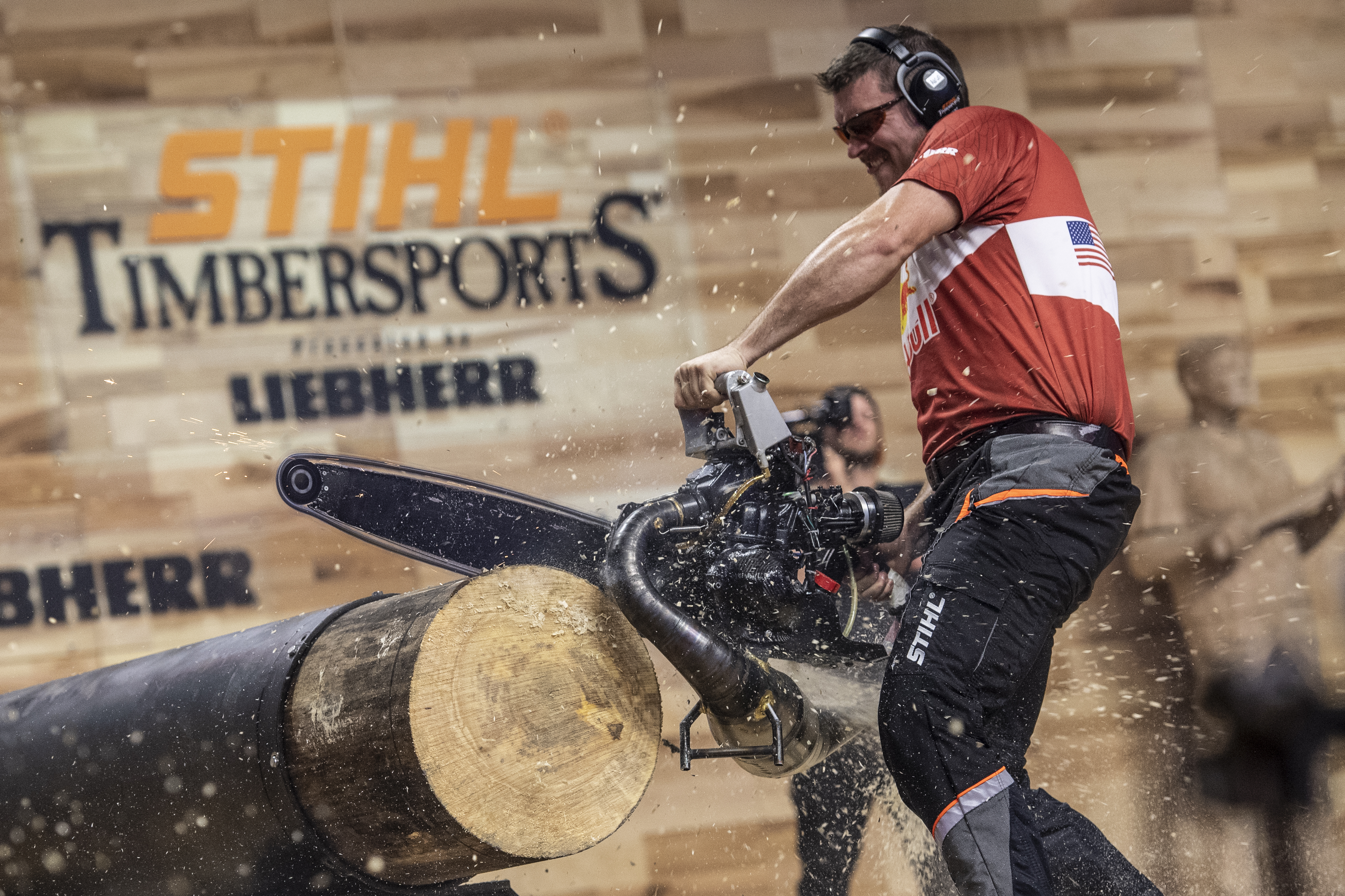 Disciplina Hot Saw evento TIMBERSPORTS®