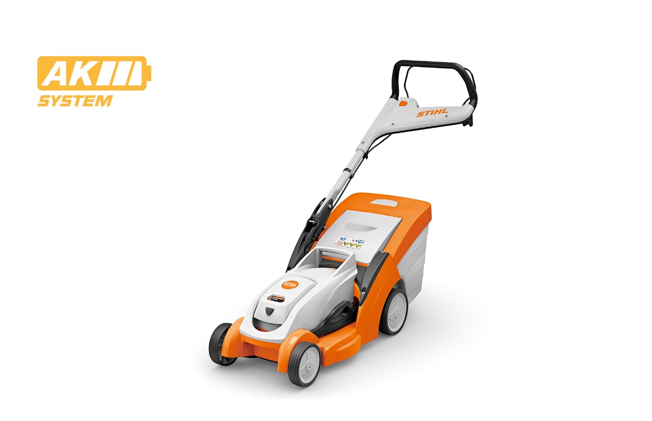 Immagine del prodotto STIHL RMA 239 C, icona della batteria in alto a sinistra per il sistema AK STIHL