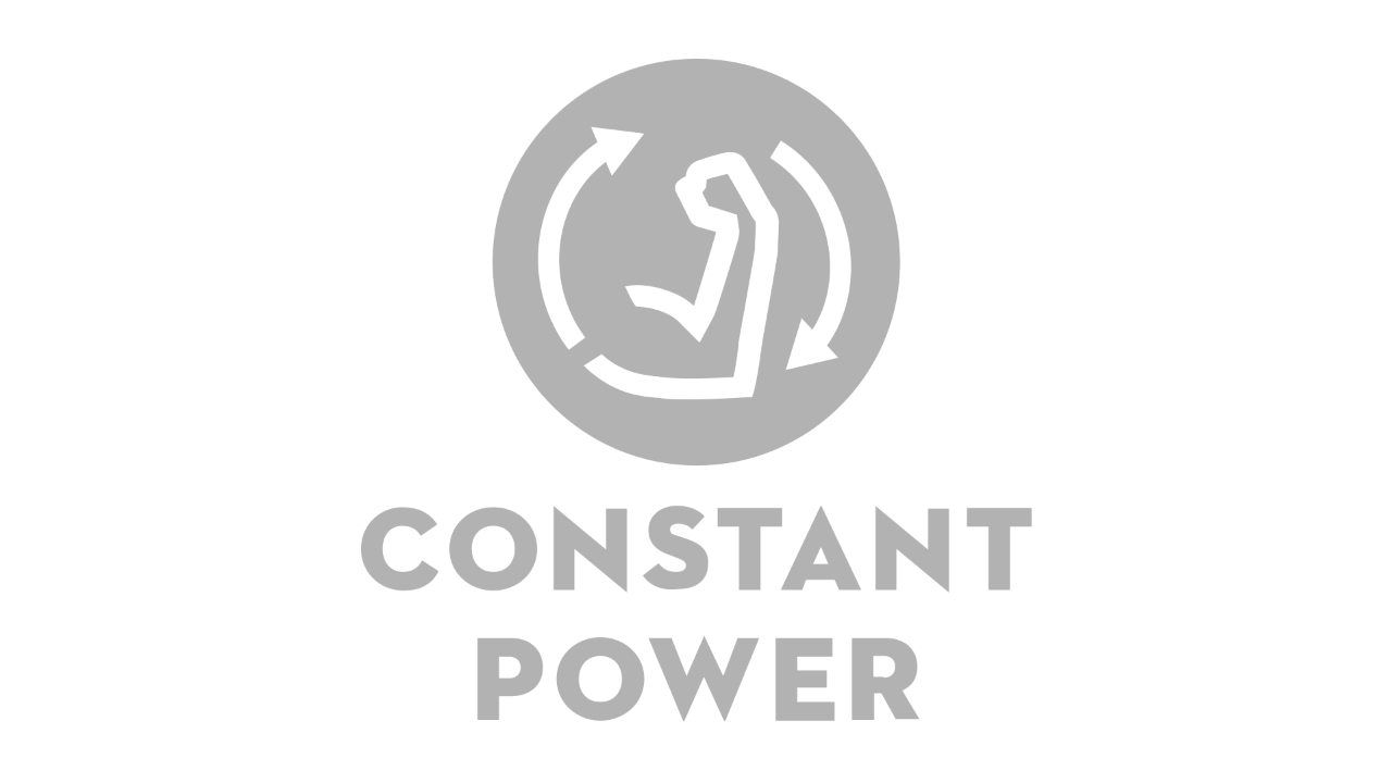 Icona con braccio superiore piegato e due frecce in senso orario, con sotto la scritta "Constant Power"